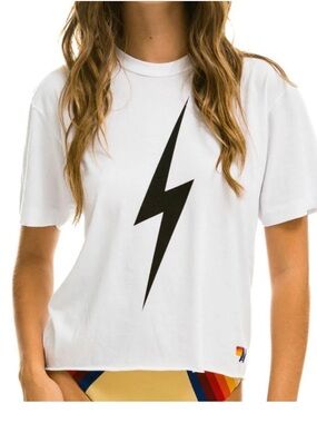 Aviator Nation Bolt Boyfriend Tee